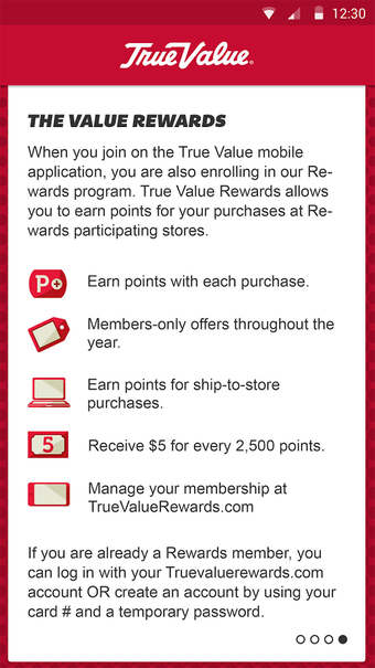 Imagen 1 para True Value Customer App