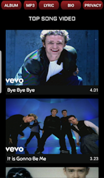 Imagen 0 para NSYNC Full Album Video HD