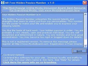 Imagen 0 para Hidden Passion Number