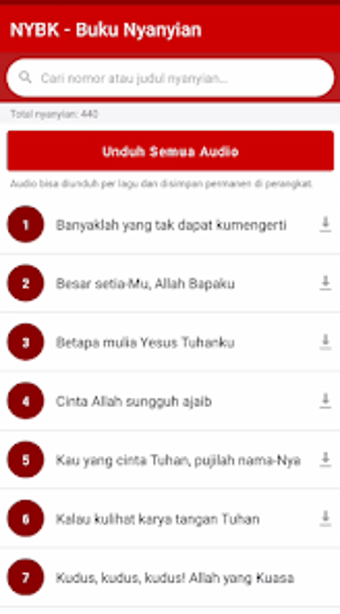 Imagen 0 para NYBK-Buku Nyanyian Terpad…