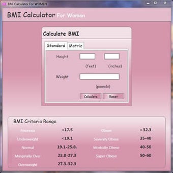 Image 0 for BMI Calculator for Women