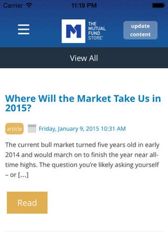 Image 0 for Mutual Fund Store Mobile