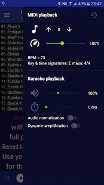 Image 1 for MIDI Clef Karaoke Player