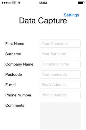 Image 0 for Data Capture