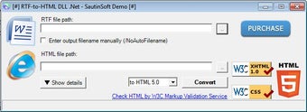 Imagen 0 para RTF-to-HTML DLL .Net
