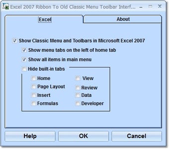 Imagen 0 para Excel 2007 Ribbon To Old …