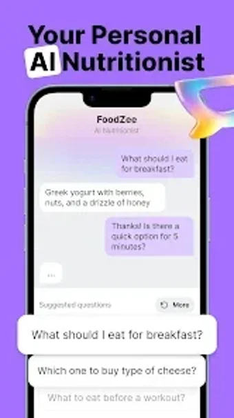 Image 0 for FoodZee - AI Nutritionist