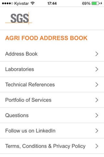 Image 0 for SGS AGRI-FOOD Address Boo…