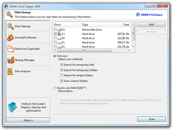 Image 0 for SBMAV Disk Cleaner