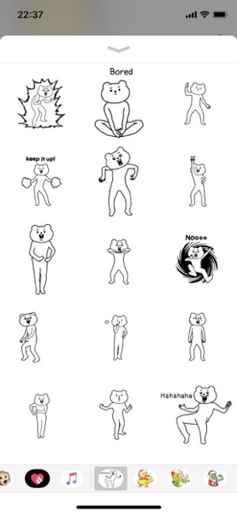 Image 2 for Bear Betakkuma Funny Stic…