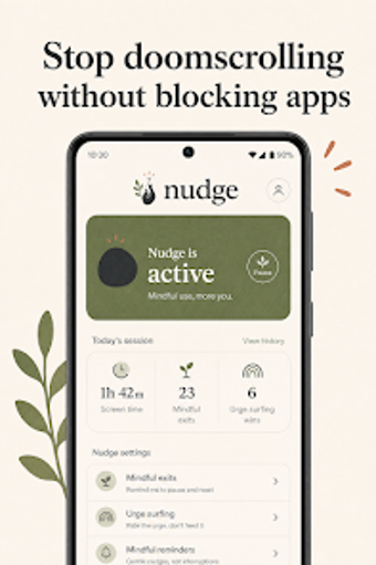 Image 0 for Nudge: Stop Doomscrolling