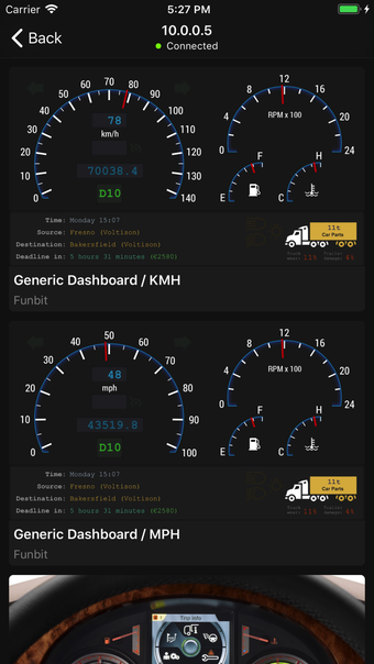 Image 1 for Dashboard for Truck Simul…