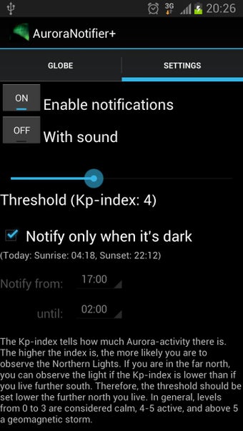 Image 0 for Aurora Notifier+ add-on