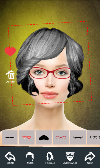 Image 1 for Hairstyle Changer app, vi…
