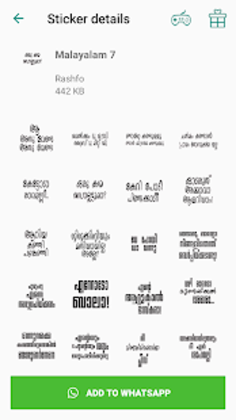 Image 2 for Malayalam sticker for Wha…