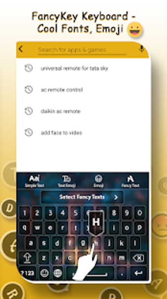 Imagen 1 para Fancy Fonts & Emoji Keybo…