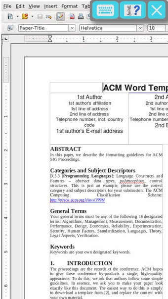 Image 3 for OffiWriter document edito…
