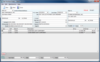 Imagen 0 para Star Purchase Orders
