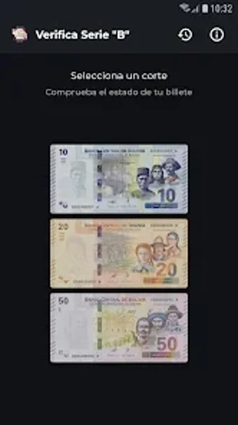Imagen 0 para Billetes Serie B  Escáner