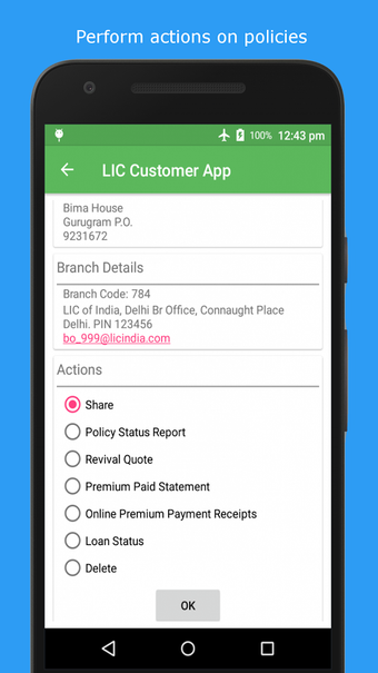 Image 3 for LIC Customer Portal App