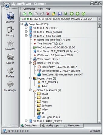Image 0 for Portable MyLanViewer