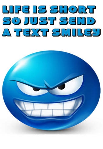 Imagen 0 para Blue Text Smileys Keyboar…