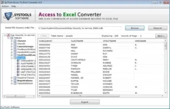 Image 0 for Access to Excel Converter