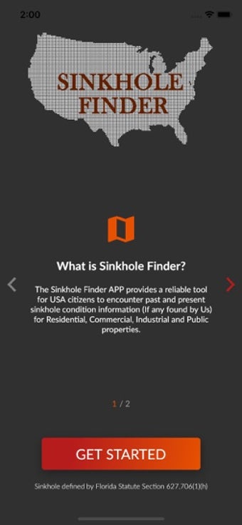 Image 1 for Sinkhole Finder App