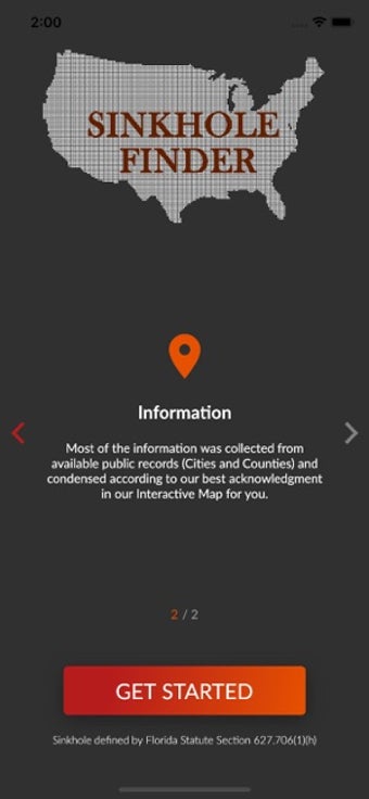 Image 2 for Sinkhole Finder App