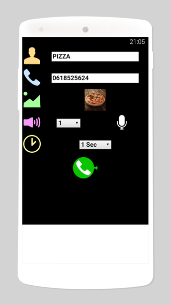 Imagen 1 para fake call pizza game