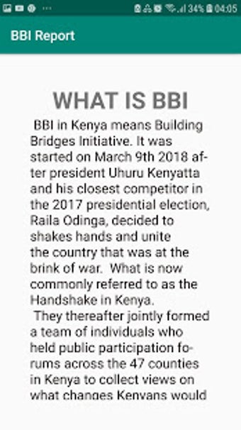 Imagen 1 para BBI Report app - Governme…
