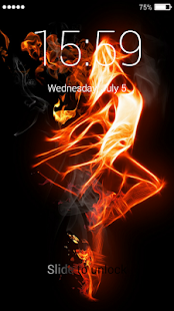 Imagen 1 para Fire Lock Screen