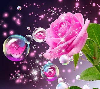 Image 0 for Pink Rose Love Theme for …