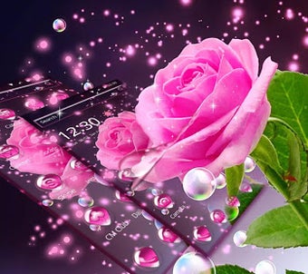 Image 1 for Pink Rose Love Theme for …