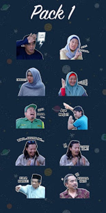 Imagen 2 para Dunia Terbalik WA Sticker