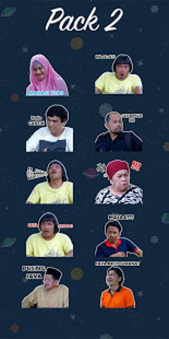 Imagen 3 para Dunia Terbalik WA Sticker