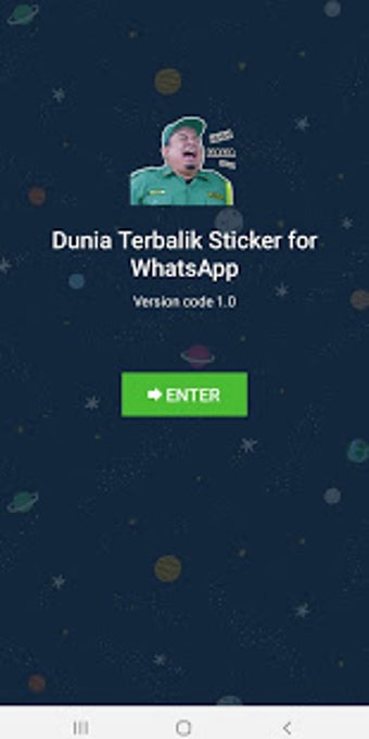Image 1 for Dunia Terbalik WA Sticker