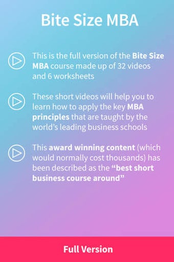 Image 0 for Bite Size MBA: Full Versi…