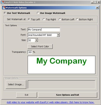 Image 1 for EasyFLV Web Video Encoder