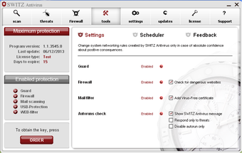Image 4 for SWITZ Antivirus