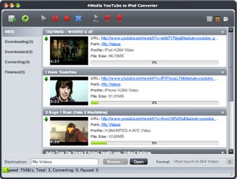 Image 0 for 4Media YouTube to iPod Co…