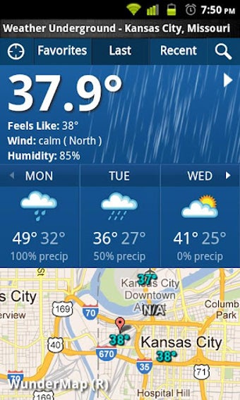 Imagen 3 para Weather Underground: Fore…