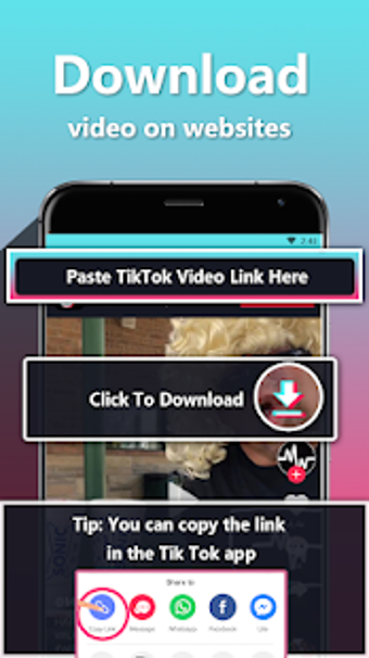 Imagen 2 para Video Downloader for Tik …