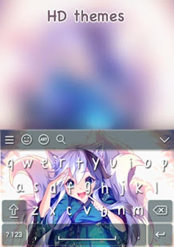 Image 2 for Anime Keyboard Theme
