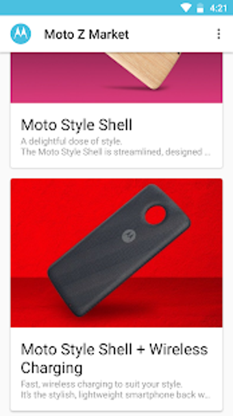 Imagen 1 para Moto Z Market