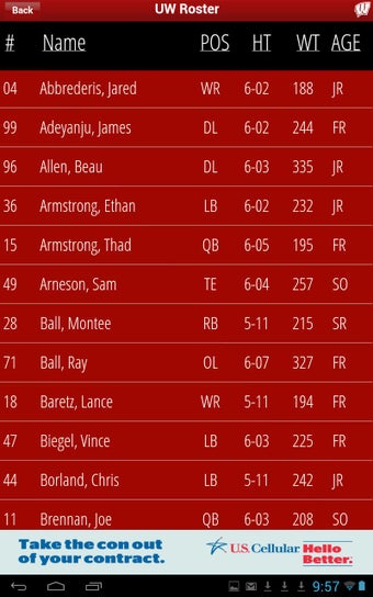 Imagen 3 para Wisconsin Football Gameda…
