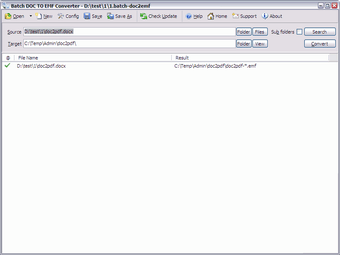 Imagen 0 para Batch Word to EMF Convert…