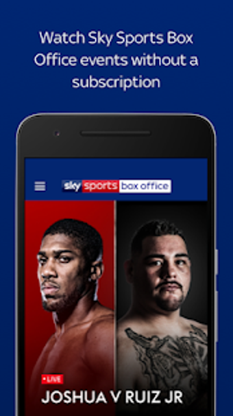 Image 1 for Sky Sports Box Office Liv…