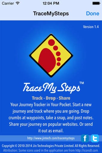 Image 0 for TraceMySteps
