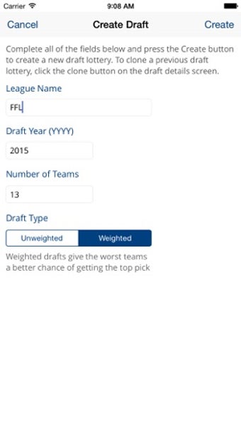 Image 2 for Fantasy Draft Lottery